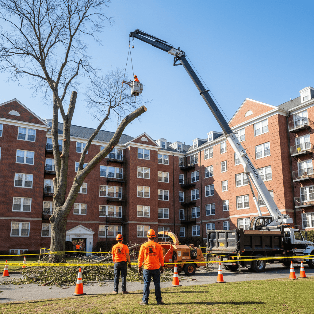 commercial tree removal cambridge ma